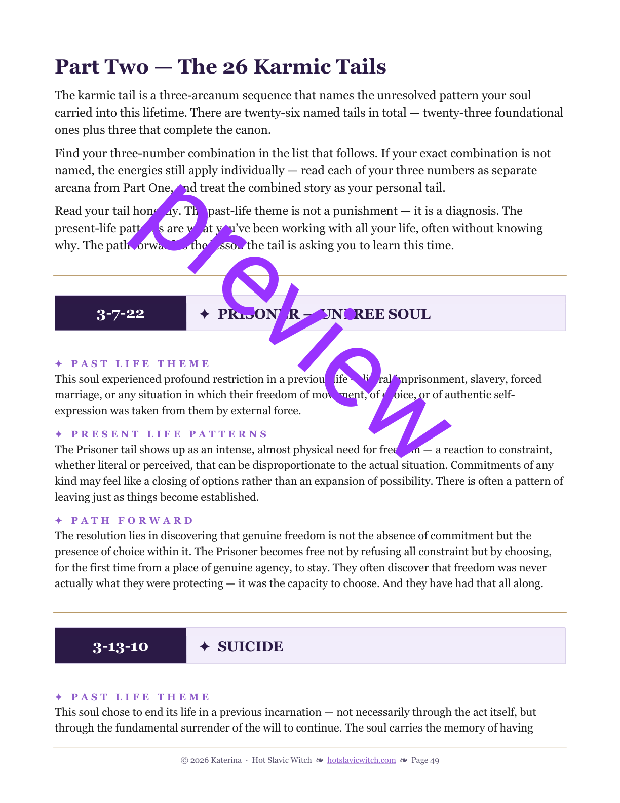 Arcana Codex preview page 6